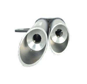 High Quality Motorcycle TOCE Aluminum Double Pipe Small Exhaust Dual Twin Muffler Silencer