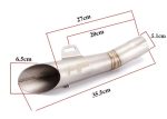 Motorcycle HP Akrapovic Evo Universal Exhaust Muffler Silencer