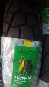 Timsun Tubeless Tyre 130-90-16 TS-822 Tire