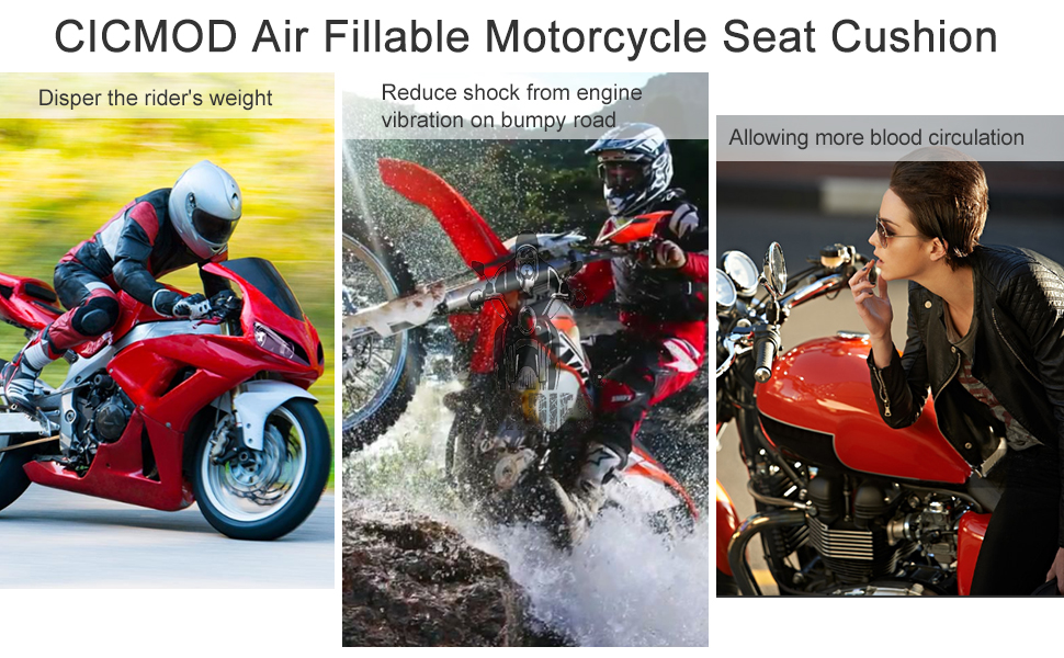 air seat for motorcycle