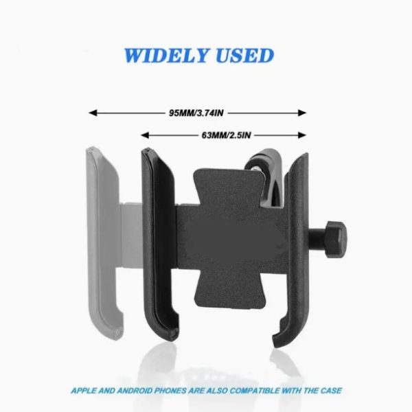 Motorcycle Mobile holder C1 C2 Handle Fitting Adjustable 360 Degree Moveable