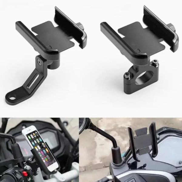 Motorcycle Mobile holder C1 C2 Handle Fitting Adjustable 360 Degree Moveable