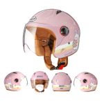 BSDDP Kids Children Baby Motorcycles Safety Helmet Sweet rabbit High Quality 45-52cm Size