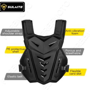 Motocross Body Armor Motorcycle Jacket Motocross Moto Vest Back Chest Protector Off-Road Protective Gear