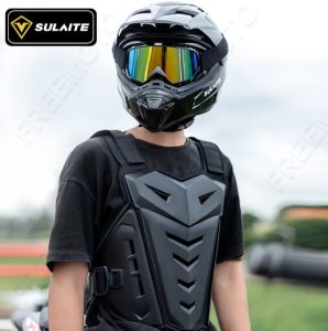 Motocross Body Armor Motorcycle Jacket Motocross Moto Vest Back Chest Protector Off-Road Protective Gear