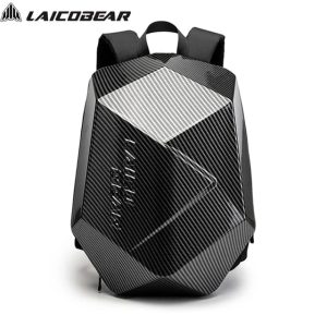Motorcycle Helmet Bag LAICOBEAR New Design Carbon Fiber Motorbike Large-capacity Luggage Water-resistant Backpack