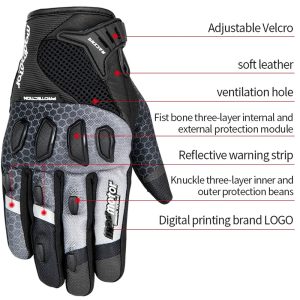 Motorcycle Safety Protection Gloves MADMOTOR MT-21 (1)