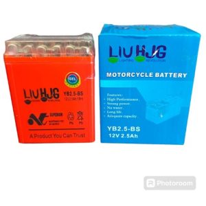 HJG DRY BATTERY 2.5amp 12v For HONDA CG125, CD70, Pridor 100cc, All China 70cc & 125cc Bikes