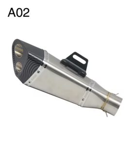 Akrapovic Twin Port Exhaust A16 High Quality Muffler Silencer Bass Loud Motorcycle