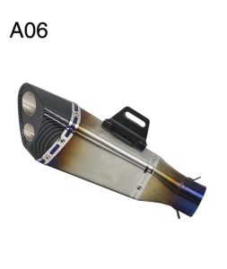 Akrapovic Twin Port Exhaust A16 High Quality Muffler Silencer Bass Loud Motorcycle