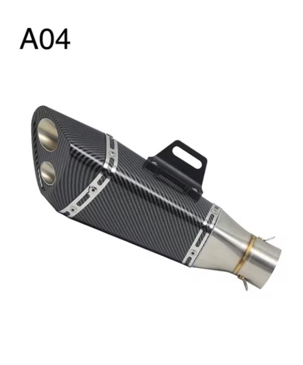 Akrapovic Twin Port Exhaust A16 High Quality Muffler Silencer Bass Loud Motorcycle