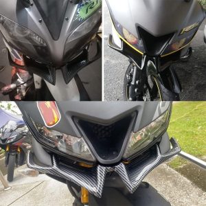 Motorcycle Headlight Wing Spoiler Trim Front Fairing Winglet Honda CB150F Suzuki GR150 Yamaha YBR