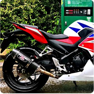 Motorcycle Yoshimura Exhaust Long Big Muffler Silencer High Quality For Higher cc