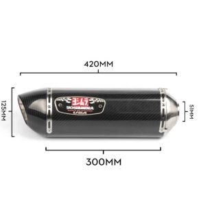 Motorcycle Yoshimura Exhaust Long Big Muffler Silencer High Quality For Higher cc