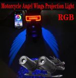 Angle Wing LED Changeable RBG Multi Color Light Motorcycle Car jeep 2PC