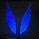 Angle Wing LED Light Single Color RED BLUE WHITE Motorcycle Car jeep 2PC