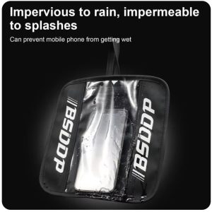 BSDDP Motorcycle Fuel Tank Bag Magnetic Transparent Waterproof Bag Mobile Holder Phone Pouch