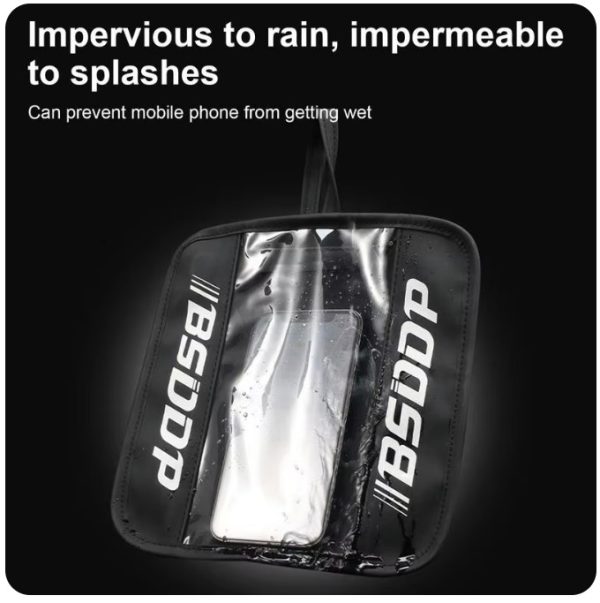 BSDDP Motorcycle Fuel Tank Bag Magnetic Transparent Waterproof Bag Mobile Holder Phone Pouch