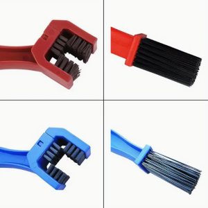 Chain Cleaning Brush Grime Remover Motorcycle Cycle Dirt Oil ABS Plastic