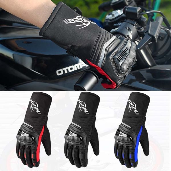 Motorcycle BSDDP Winter Gloves RG09 Waterproof Hand Knuckles Protection Windproof Rider Safety Riding Gear