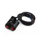 Motorcycle Dual Button 3+2 Point ONOFFON Switch With RED LED