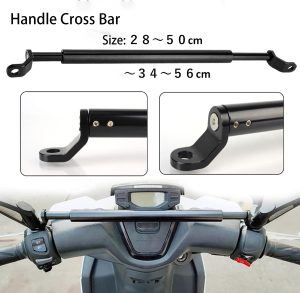 Motorcycle Extension Bar For LED Mobile Holder Charger Mount Extendable Rod Extra Accessories Handle Crossbar