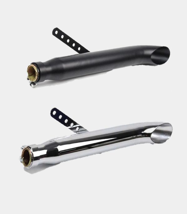 Motorcycle Vintage Cafe Racer Slip-on Exhaust Classic Brat Chopper bobber for Royal Enfield and Harley Muffler E02