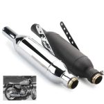 Motorcycle Vintage Cafe Racer Slip-on Exhaust Classic Brat Chopper bobber for Royal Enfield and Harley Muffler E04