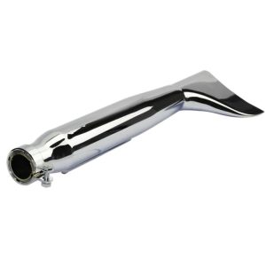 Motorcycle Vintage Cafe Racer Slip-on Exhaust Classic Brat Chopper bobber Fish Tail for Royal Enfield and Harley Muffler E01