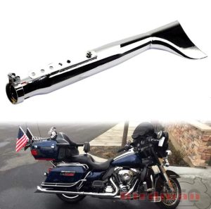 Motorcycle Vintage Slip-on Exhaust Classic Fish Tail for Royal Enfield and Harley Muffler