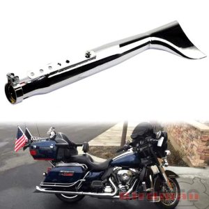 Motorcycle Vintage Cafe Racer Slip-on Exhaust Classic Brat Chopper bobber Fish Tail for Royal Enfield and Harley Muffler E01