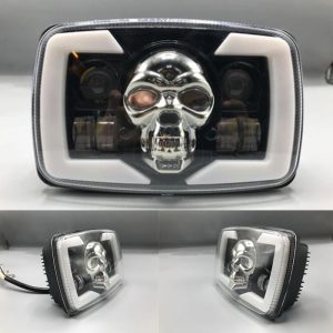 NEW Skull Style Headlight Beam Original Fitting For Honda CD70 CG125