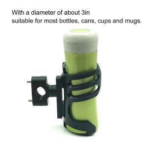 New Motorcycle Cup Water Bottle Holder 360° Rotation Handlebar Bicycle ATV KH01