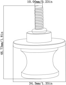 Paddock Stand Rear Swingarm Spools