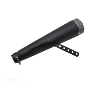 Universal Motorcycle Cafe Racer Exhaust F3 Mufflers Silencer Brat Chopper Bobber Motorbike System Black 38-45mm