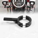 Universal Motorcycle LED Clamps Shocks Mounting Bracket Lights Extension Mount 38-50mm