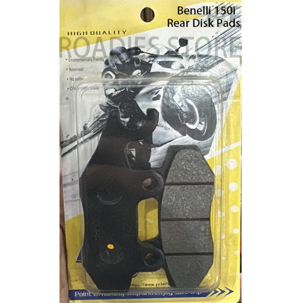 Benelli TNT150i Rear Back Disk Pads TNT 150i Motorcycle bike