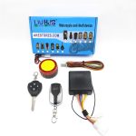 LIU HJG Security Alarm System With Uncut Key and Remote For All Motorcycle