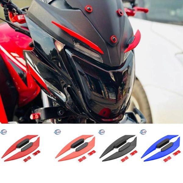 Motorcycle Eyebrows Modification Spoiler Wind Winglet Air Flow Fairing Headlight Helmet Honda CB150F Suzuki GR150 Yamaha YBR