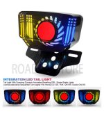 NEW Lava RGB Honda LED Smoke Back Light Tail Light with Indicators Turn Signal Fancy Sporty For Honda CD70 & CG125