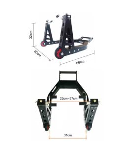 HZYEYO-T030 Aluminum Alloy Light Weight Motorcycle High Strength Paddock Stand Wheel Stand & Front Rear Support Frame For Sports Bikes