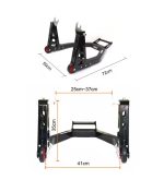 HZYEYO-T030 Aluminum Alloy Light Weight Motorcycle High Strength Paddock Stand Wheel Stand & Front Rear Support Frame For Sports Bikes