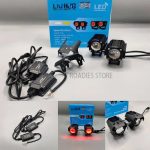 Liu HJG External White Yellow Fog Light Mini Driving with Red DRL Devil Eye 30+30 watts 2pc