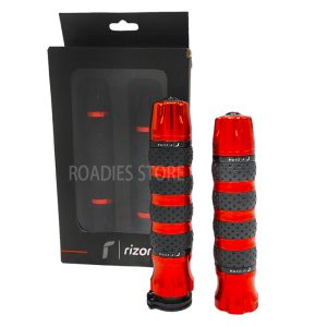 New Universal CNC Aluminum Rubber Rizoma Motorcycle Handle Grips Honda Suzuki Yamaha R033