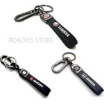 Premium Metal Leather Bikes Keychain Unique Stylish Hook Belt for Men Women Key Chain