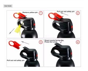 Universal Portable Safety Fire Extinctor Bottle Motorcycle Car Home Fire Extinguisher (2)