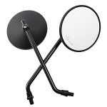 Universal Round Mirrors Adjustable Motorcycle Retro Rear View Classic Retro Handlebar Side Mirror