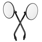 Universal Round Mirrors Adjustable Motorcycle Retro Rear View Classic Retro Handlebar Side Mirror