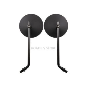 Universal Round Mirrors Adjustable Motorcycle Retro Rear View Classic Retro Handlebar Side Mirror