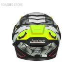 JIEKAI JK-902 fluorescent Green Neon With Red Lines Uplift Dual Visor Helmet DOT jk902 Jiakai With Built In Spoiler